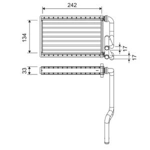 Aktuell VALEO 811578 - Wärmetauscher, Innenraumheizung